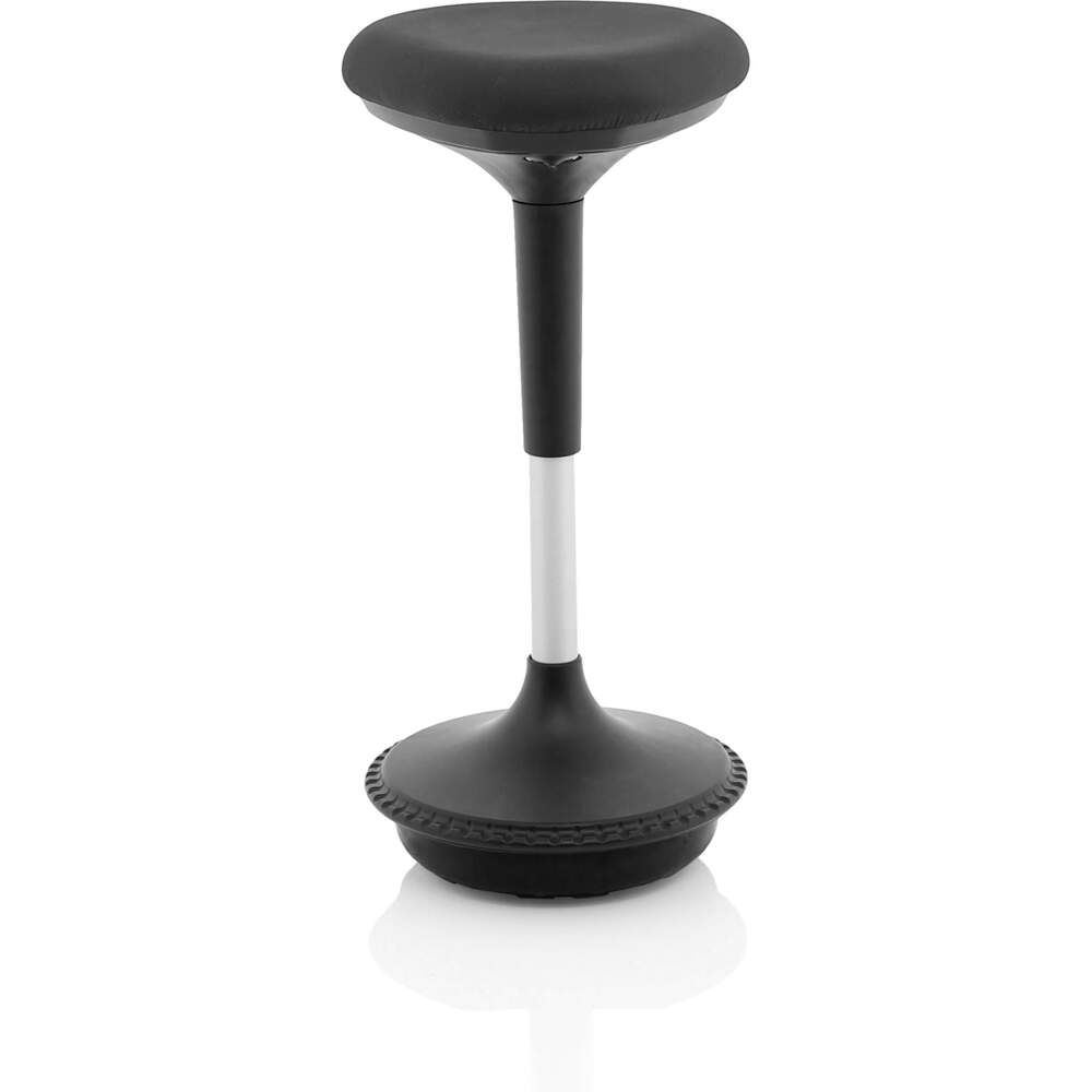 Sitall Deluxe Visitor Stool Black Fabric Seat