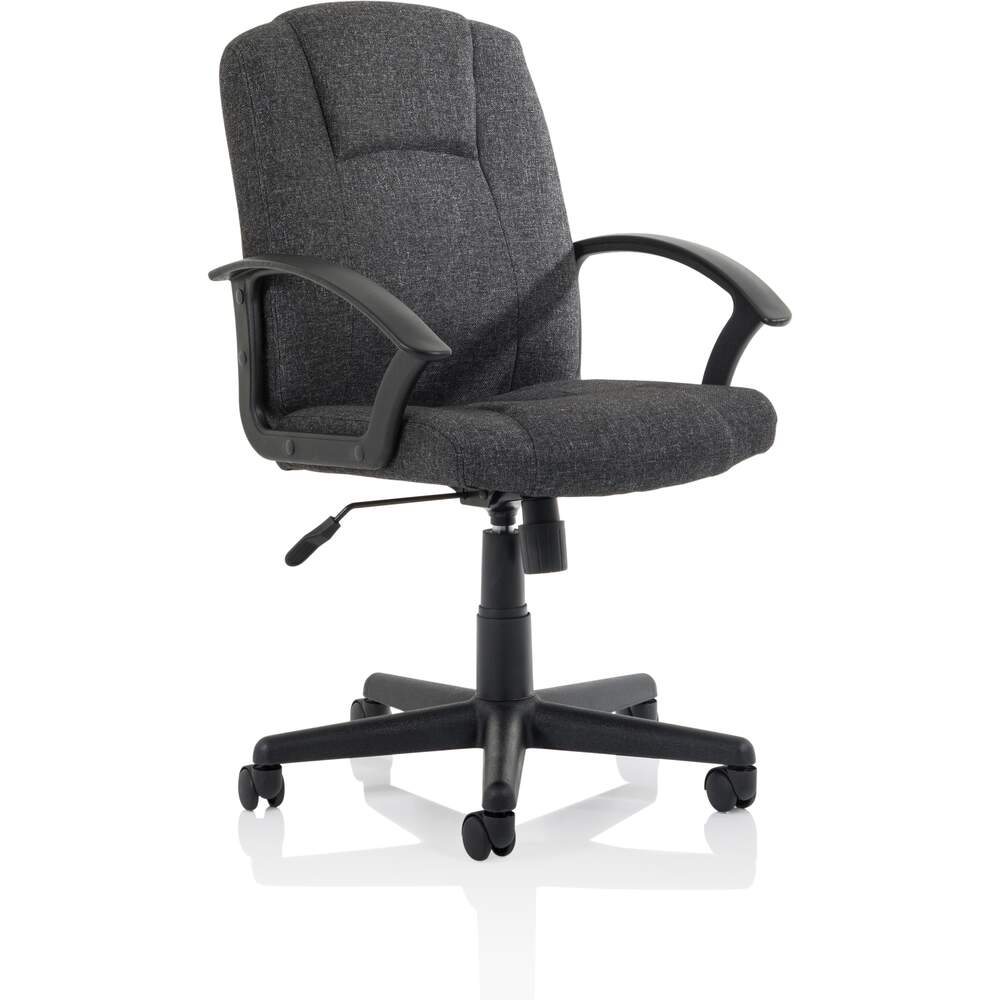 Bella Executive Managers Chair Charcoal Fabric