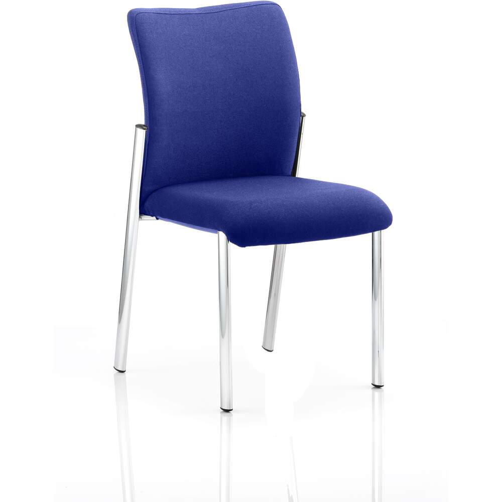 Academy Bespoke Colour Fabric Back With Bespoke Colour Seat Without Arms Stevia Blue