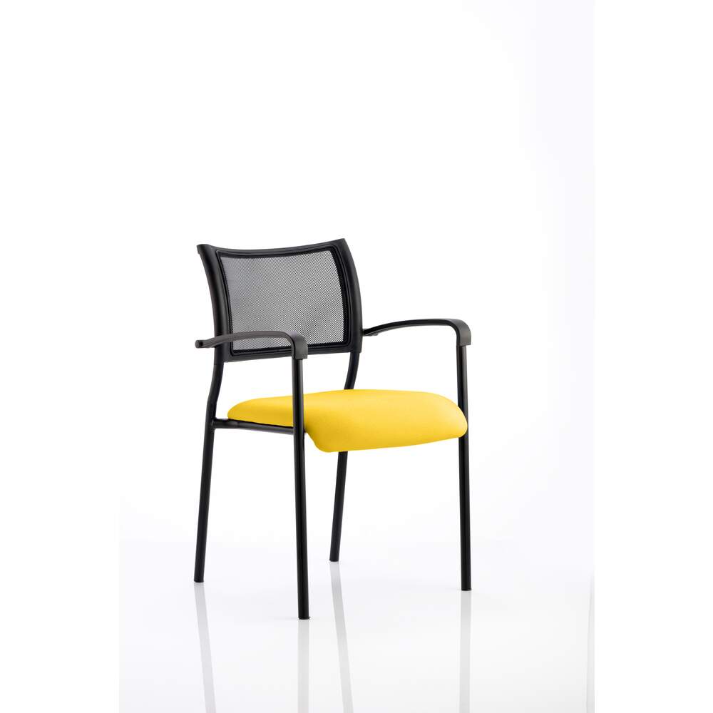 Brunswick Bespoke Colour Seat Black Frame Senna Yellow