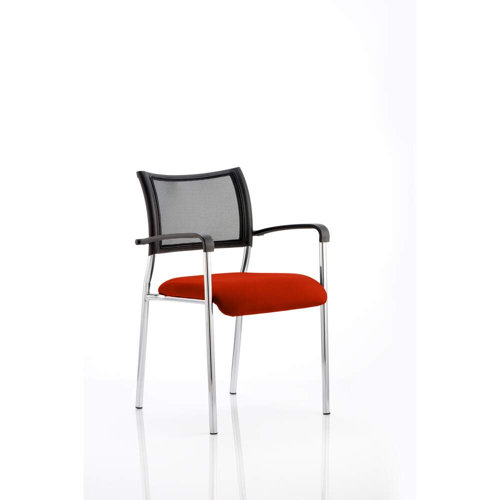 Brunswick Bespoke Colour Seat Chrome Frame Tabasco Red