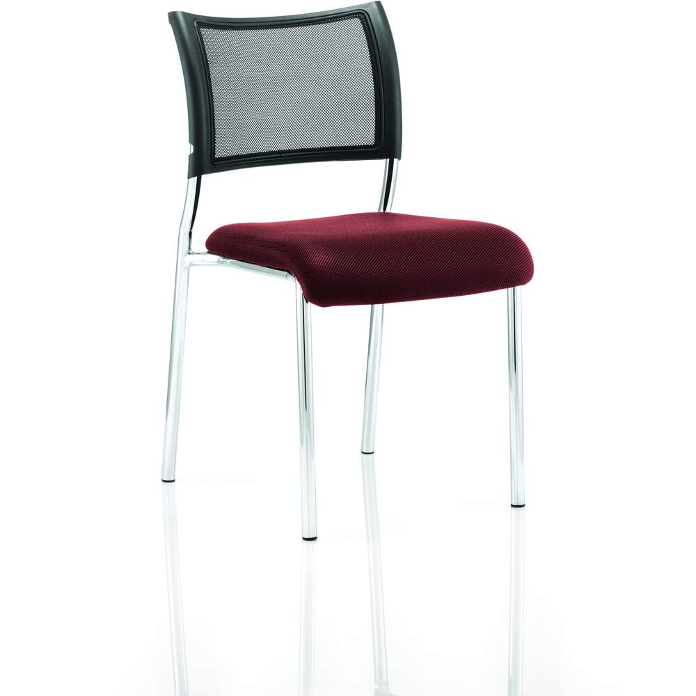 Brunswick No Arm Bespoke Colour Seat Chrome Frame Ginseng Chilli