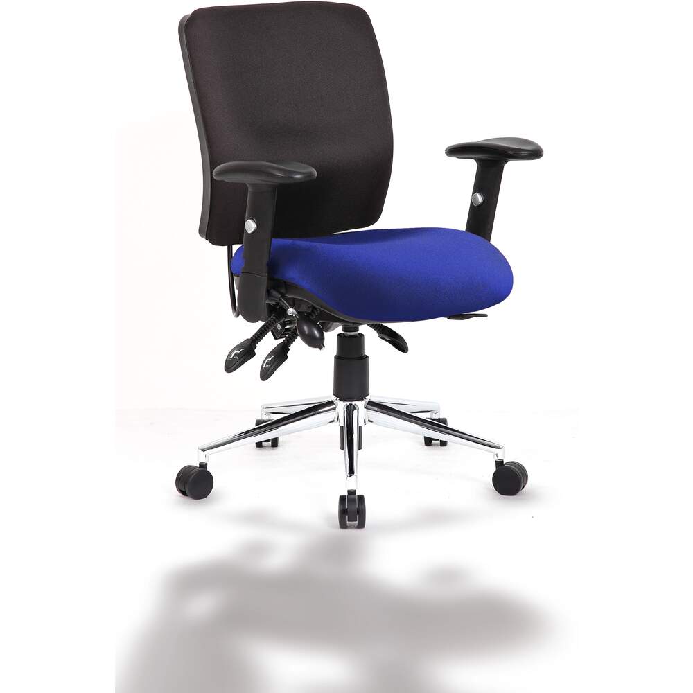 Chiro Medium Back Bespoke Colour Seat Stevia Blue