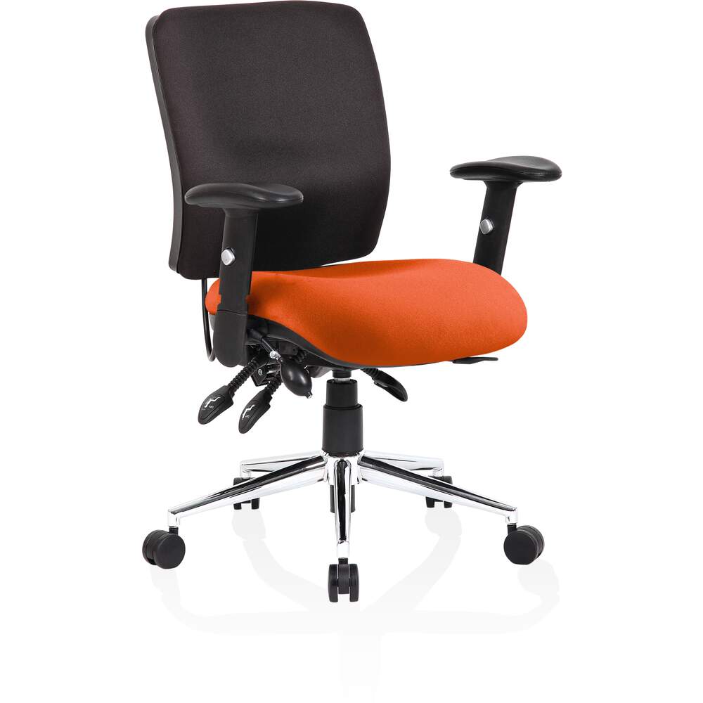 Chiro Medium Back Bespoke Colour Seat Tabasco Red