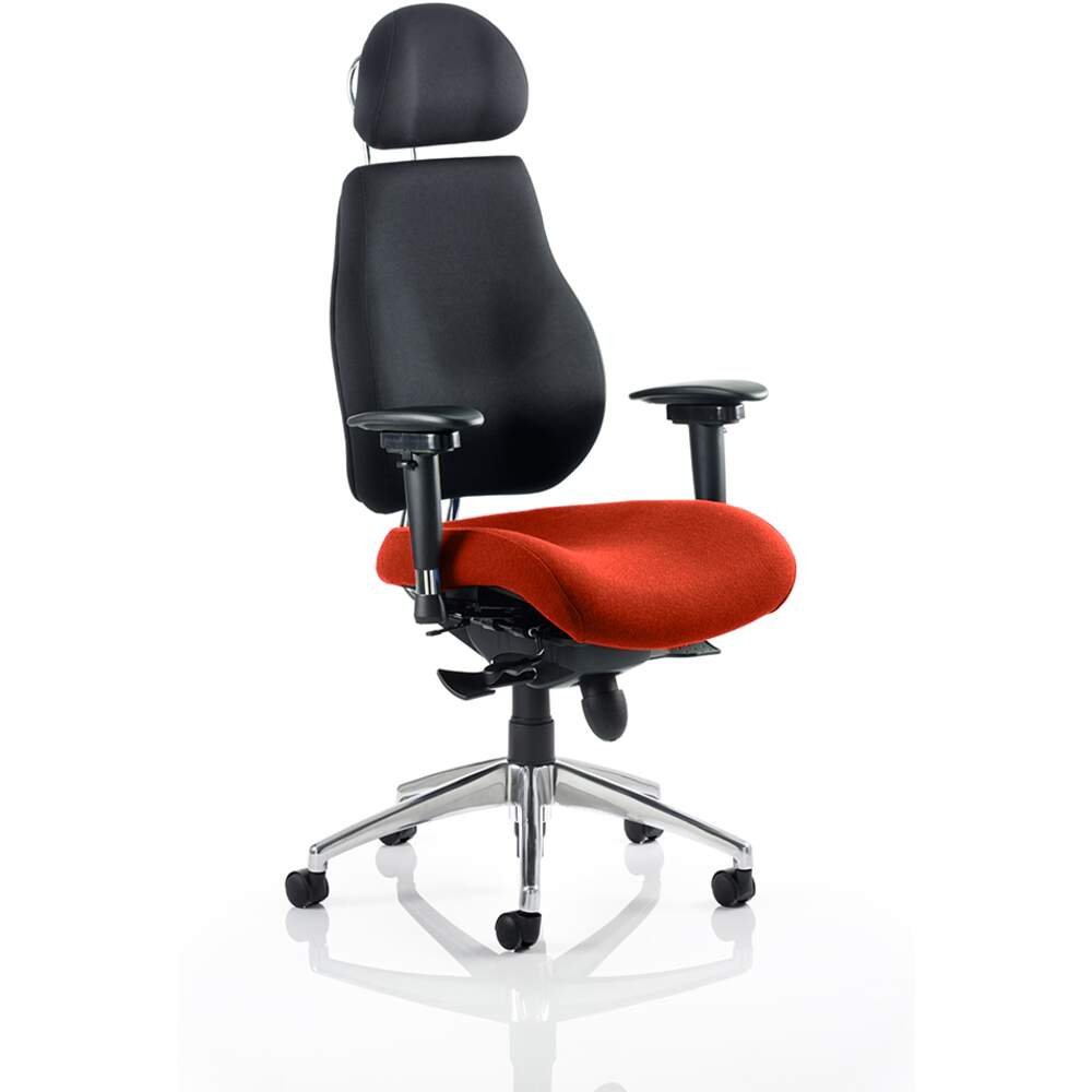 Chiro Plus Ultimate With Headrest Bespoke Colour Seat Tabasco Red