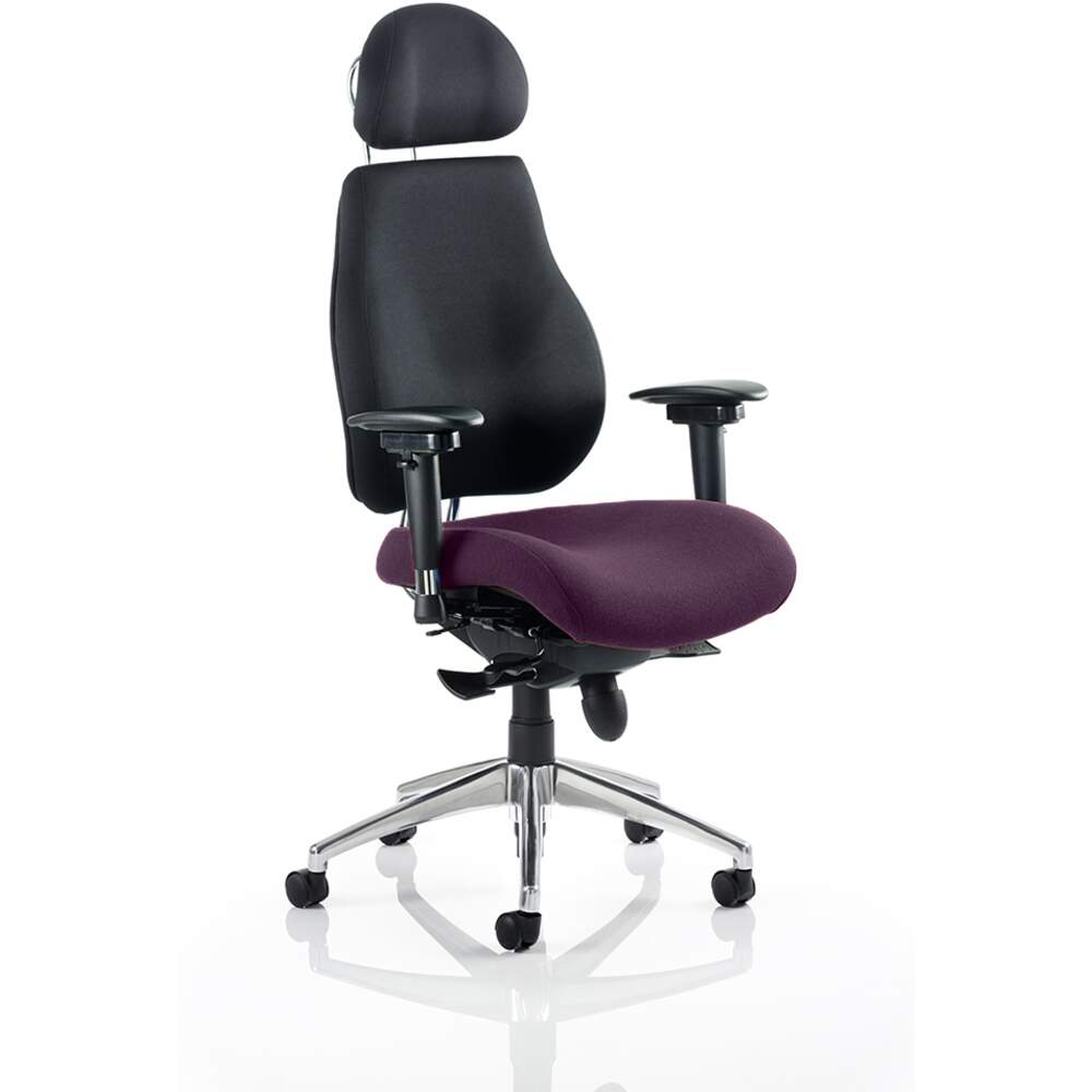 Chiro Plus Ultimate With Headrest Bespoke Colour Seat Tansy Purple