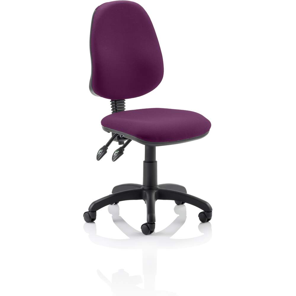 Eclipse II Lever Task Operator Chair Bespoke Colour Tansy Purple