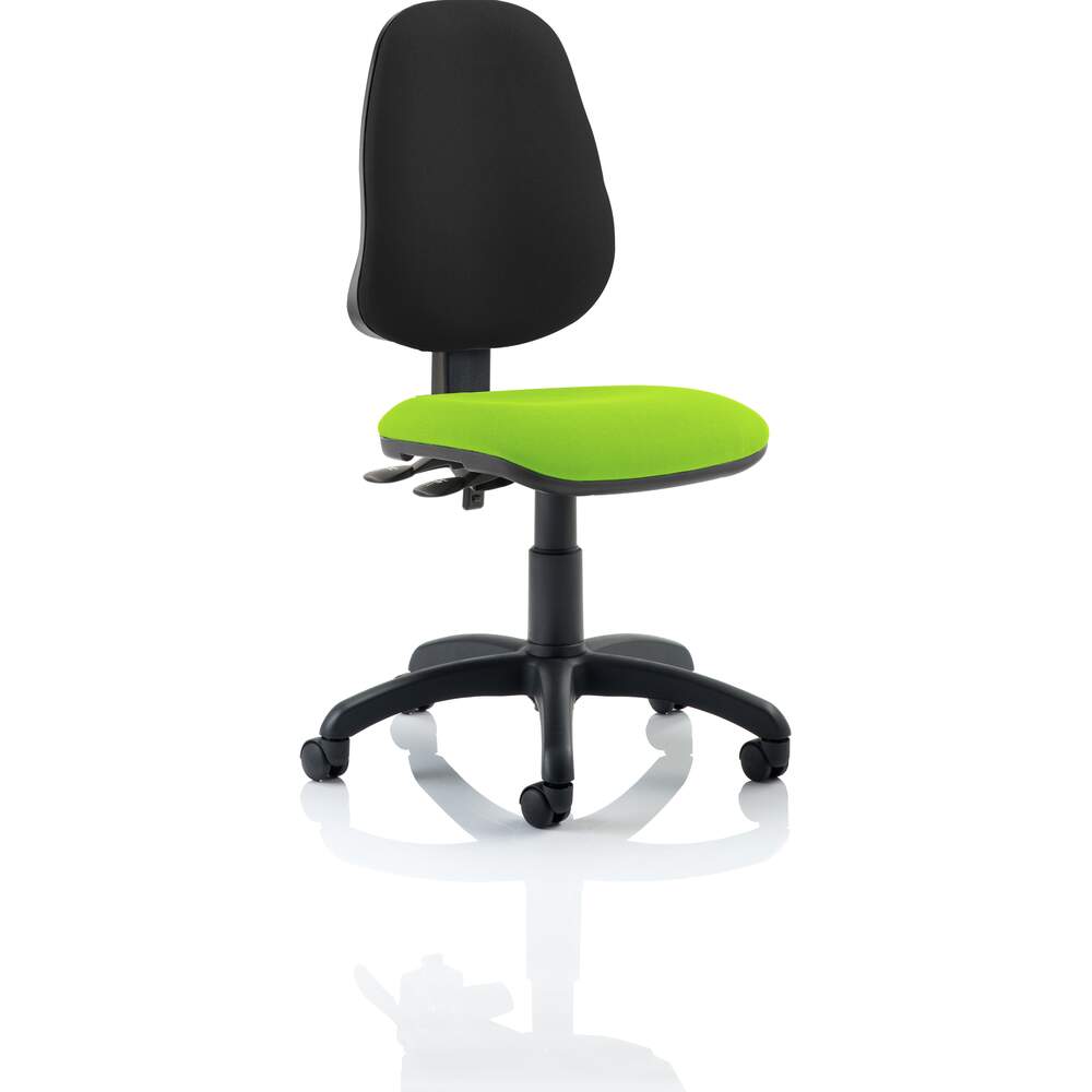 Eclipse II Lever Task Operator Chair Bespoke Colour Seat Myrrh Green