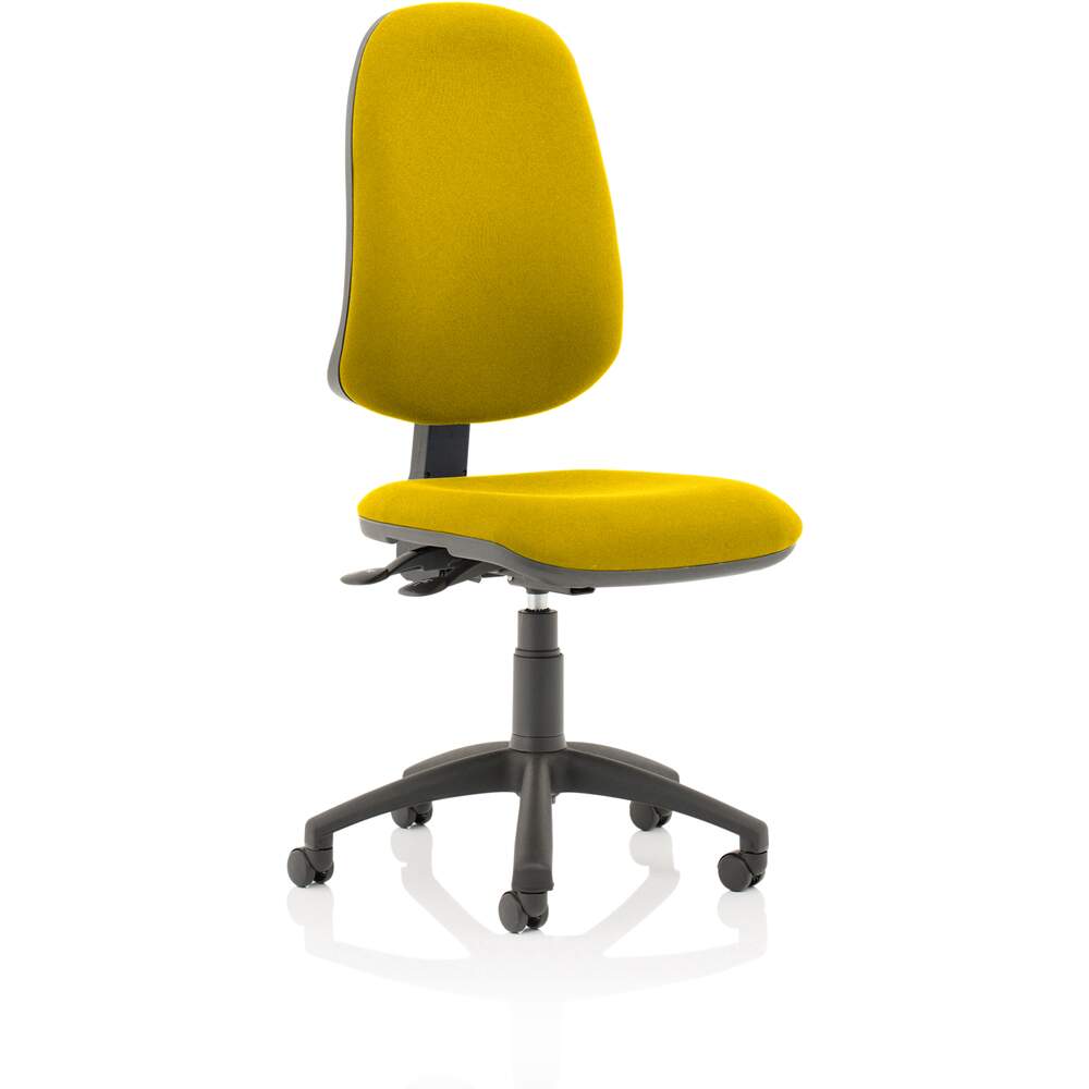 Eclipse XL Lever Task Operator Chair Bespoke Colour Senna Yellow