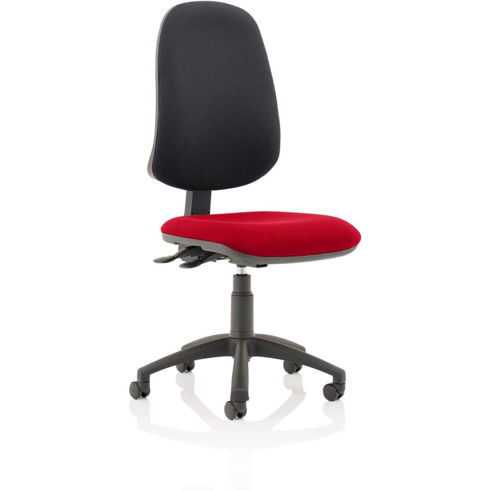 Eclipse XL Lever Task Operator Chair Bespoke Colour Seat Bergamot Cherry