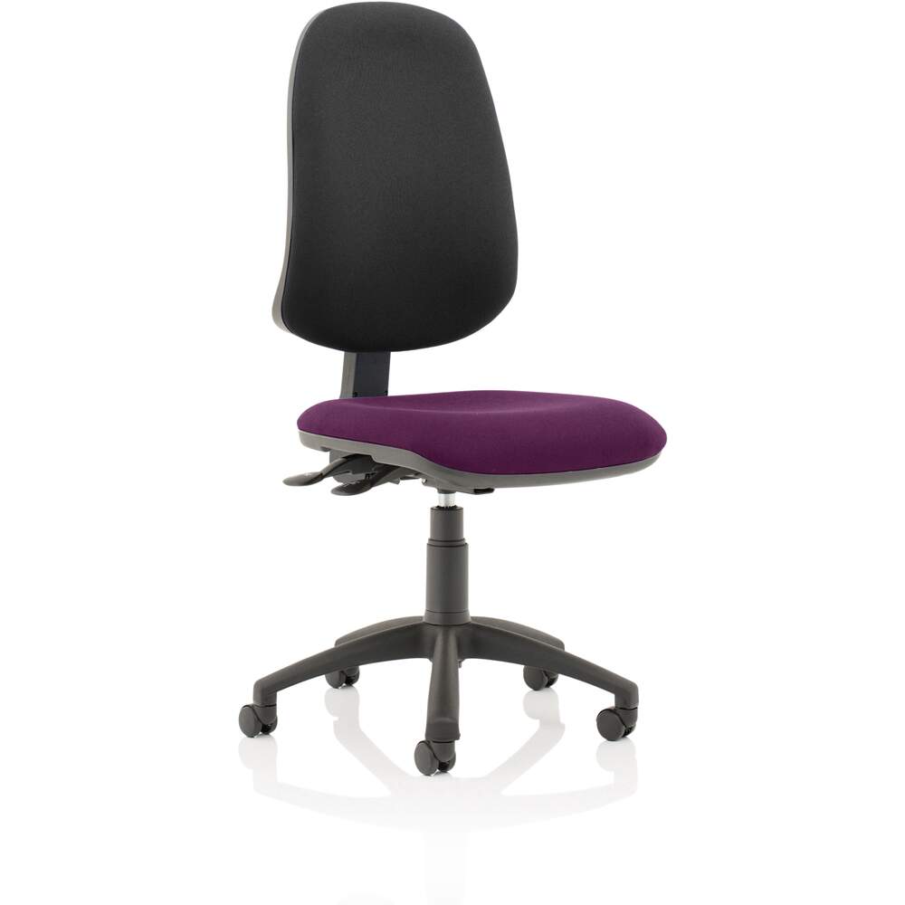 Eclipse XL Lever Task Operator Chair Bespoke Colour Seat Tansy Purple