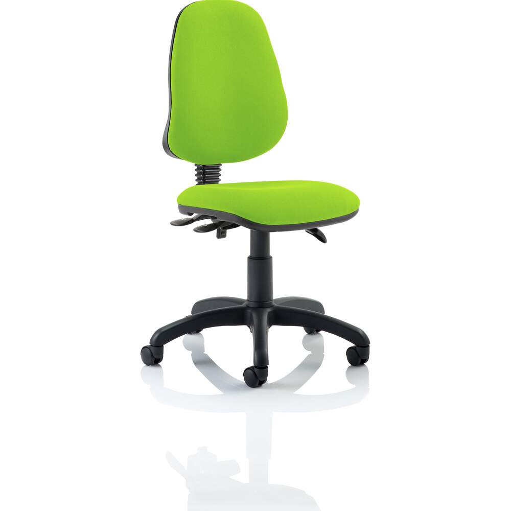 Eclipse III Lever Task Operator Chair Bespoke Colour Myrrh Green