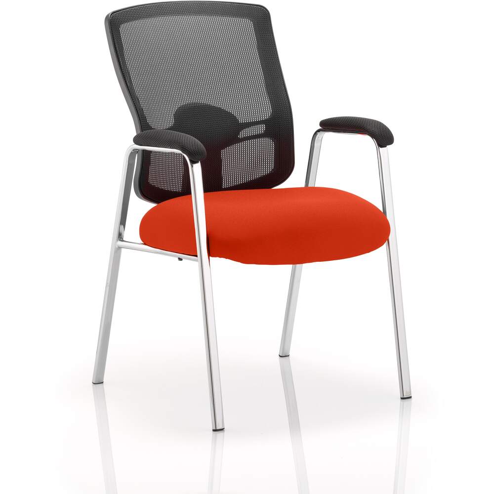 Portland Visitor (Straight Leg) Bespoke Colour Seat Tabasco Red