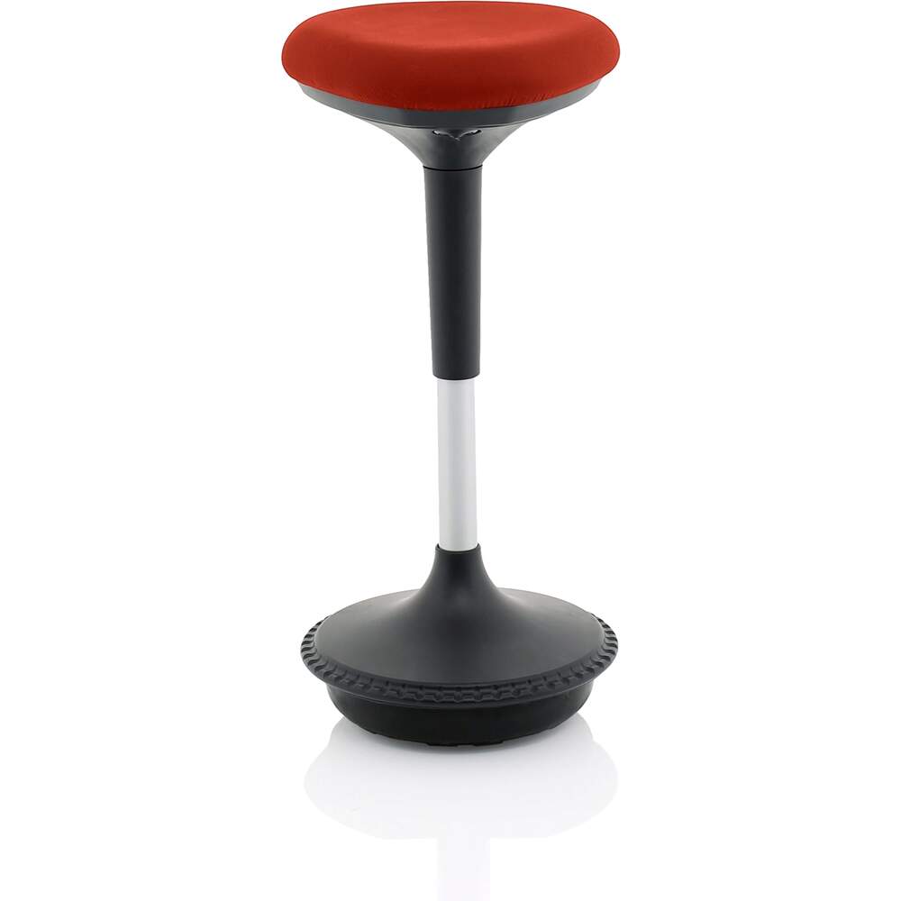 Sitall Deluxe Visitor Stool Ginseng Chilli Fabric Seat