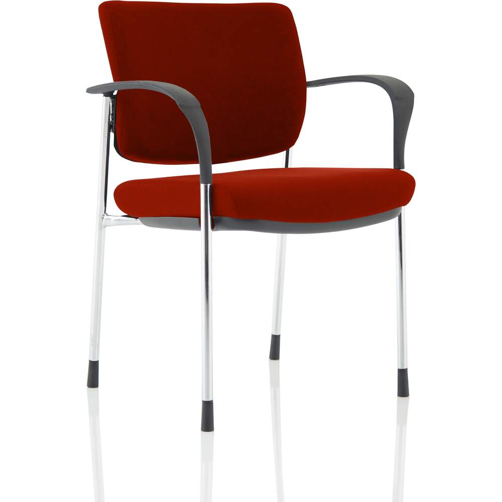 Brunswick Deluxe Chrome Frame Bespoke Colour Back And Seat Ginseng Chilli With Arms