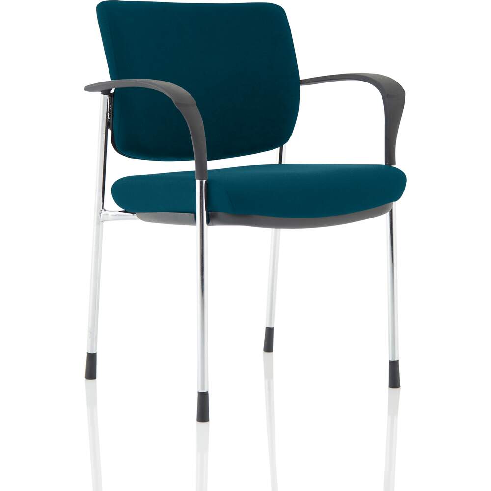 Brunswick Deluxe Chrome Frame Bespoke Colour Back And Seat Maringa Teal With Arms