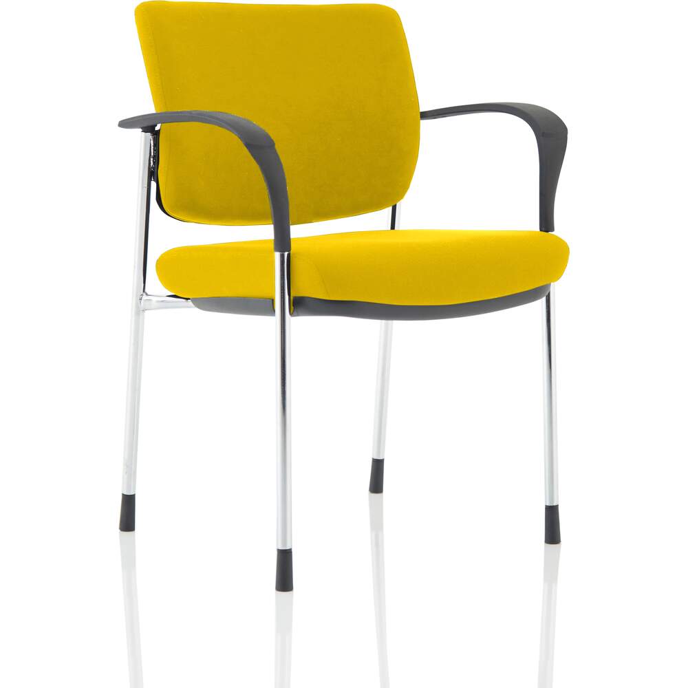 Brunswick Deluxe Chrome Frame Bespoke Colour Back And Seat Senna Yellow With Arms