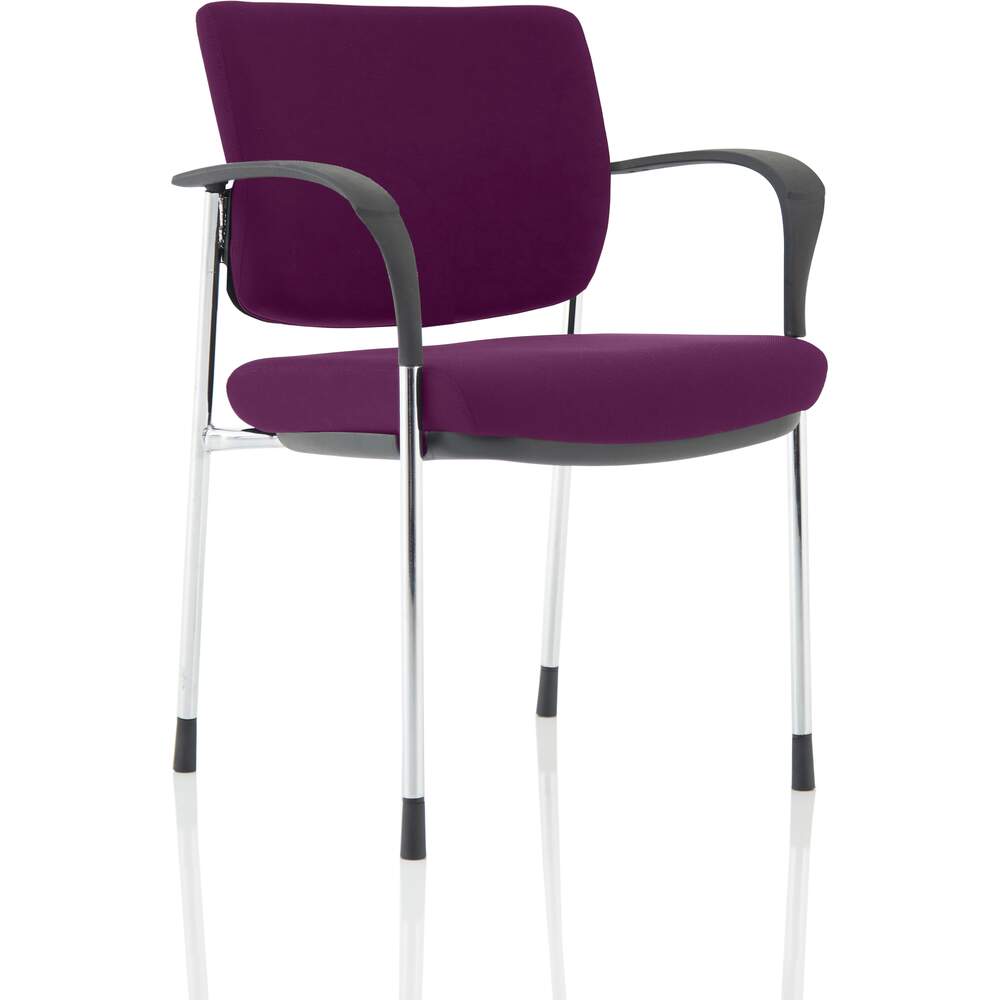 Brunswick Deluxe Chrome Frame Bespoke Colour Back And Seat Tansy Purple With Arms