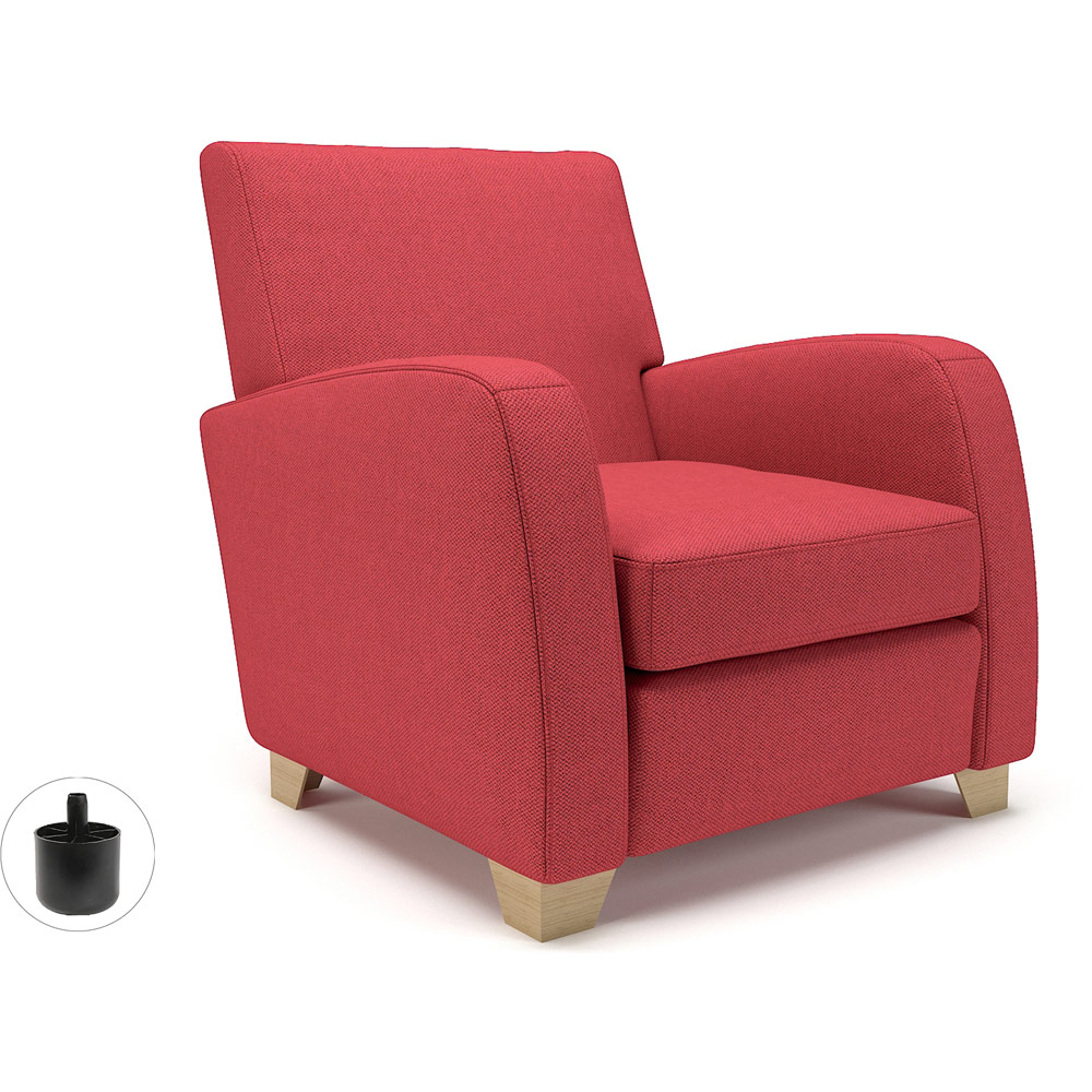 Wynne 81cm Wide Armchair Cycle Fabric Standard Feet