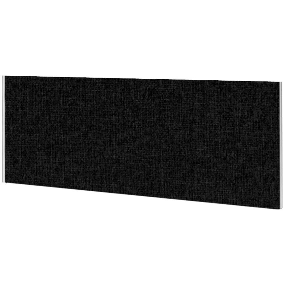 Impulse Plus Oblong 450/600 Desktop Screen Black Fabric Light Grey Edges