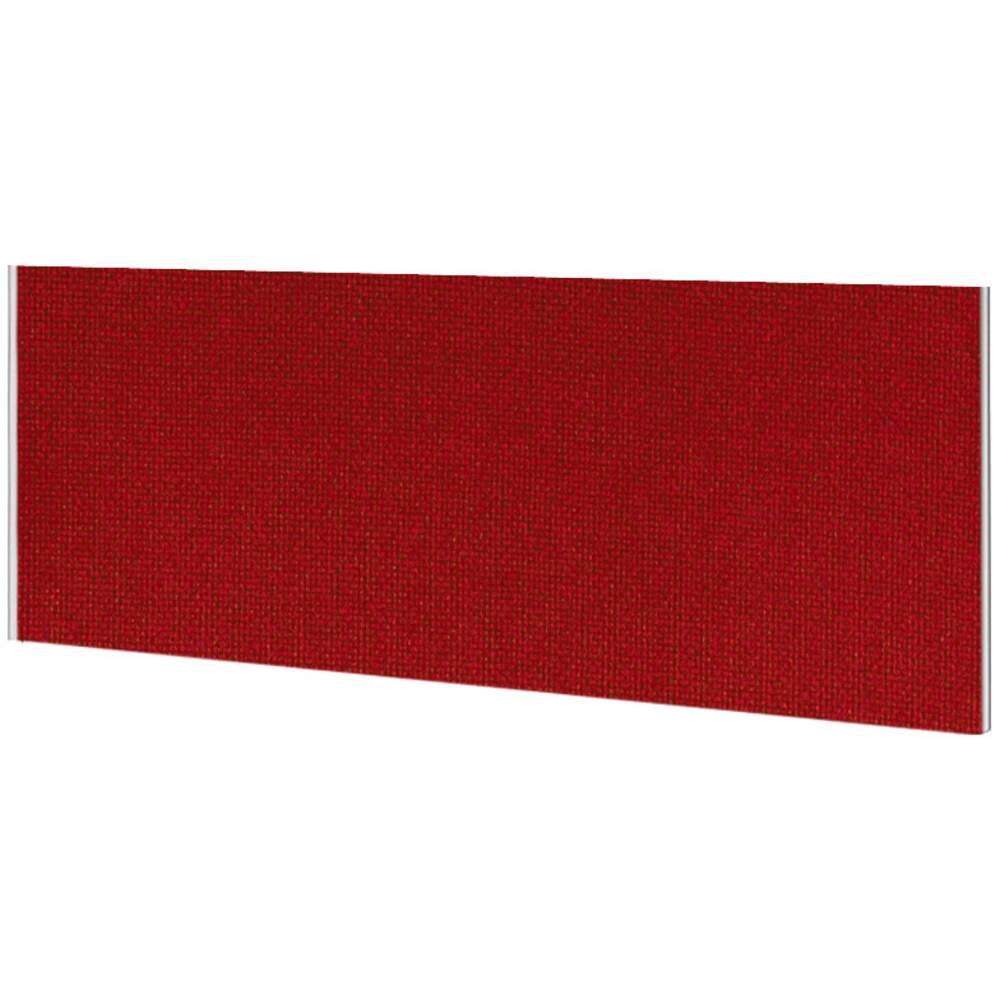 Impulse Plus Oblong 450/600 Desktop Screen Burgundy Fabric Light Grey Edges