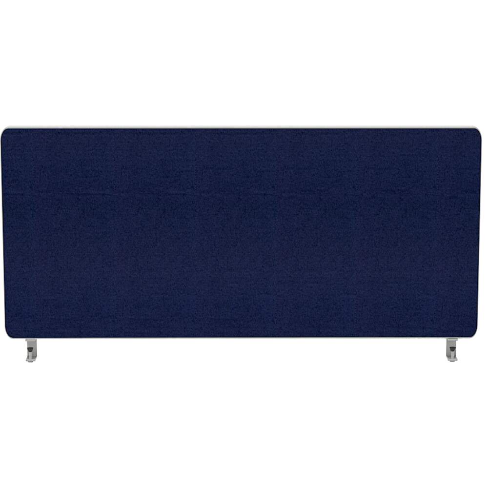 Impulse Plus Oblong 450/800 Desktop Screen Royal Blue Fabric Light Grey Edges