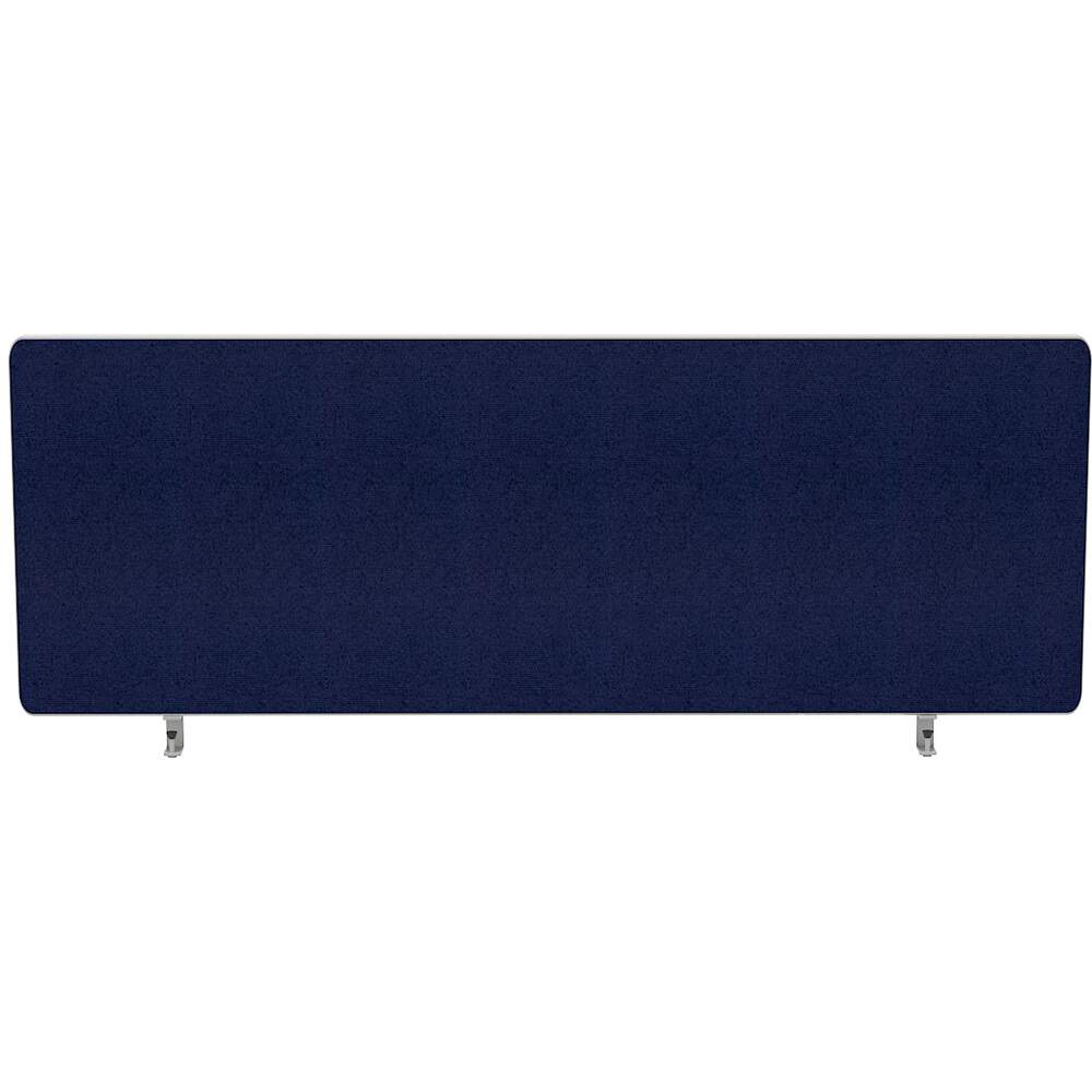 Impulse Plus Oblong 450/1000 Desktop Screen Royal Blue Fabric Light Grey Edges