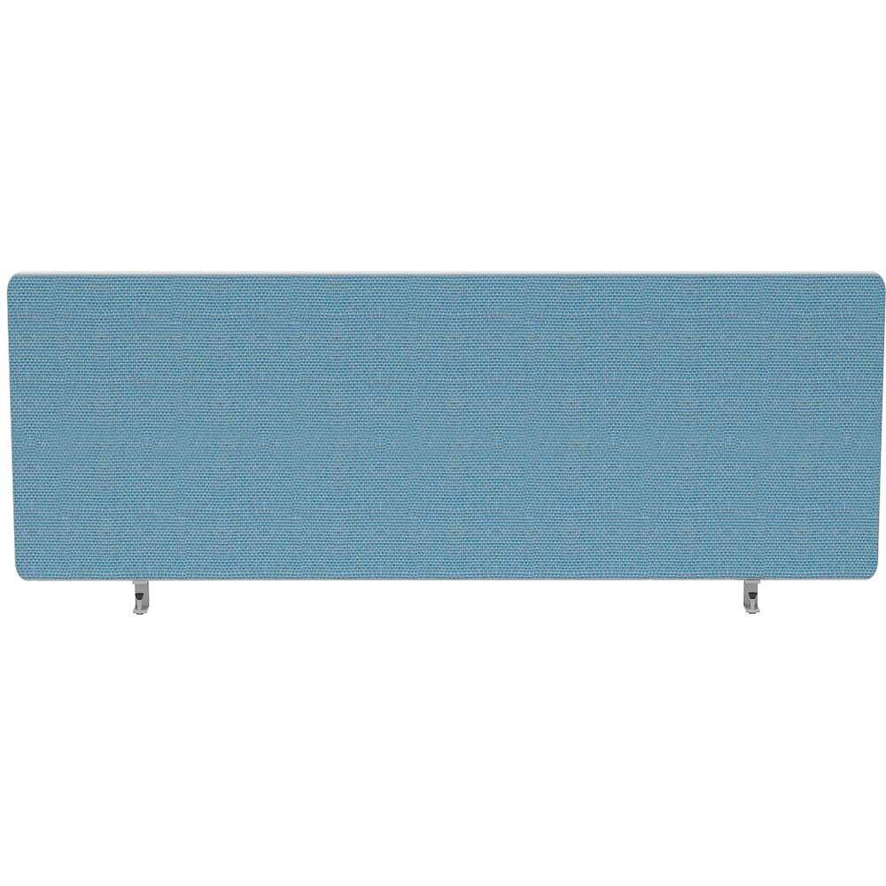 Impulse Plus Oblong 450/1000 Desktop Screen Sky Blue Fabric Light Grey Edges