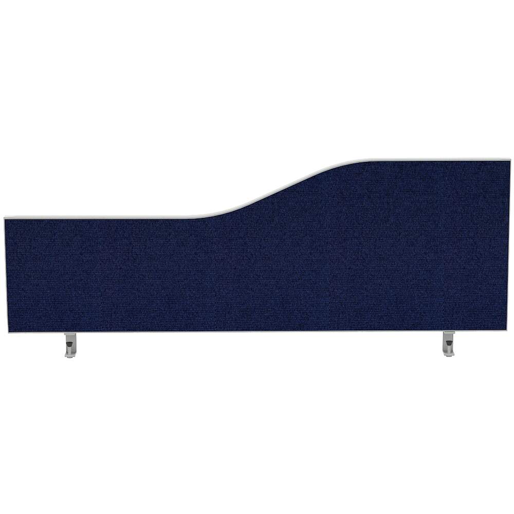 Impulse Plus Wave 450/1000 Desktop Screen Royal Blue Fabric Light Grey Edges