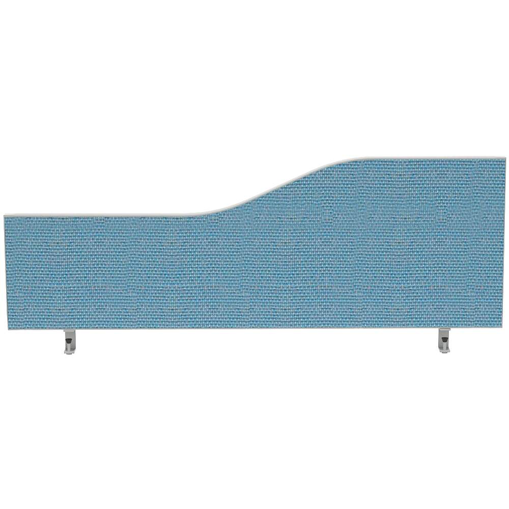 Impulse Plus Wave 450/1000 Desktop Screen Sky Blue Fabric Light Grey Edges