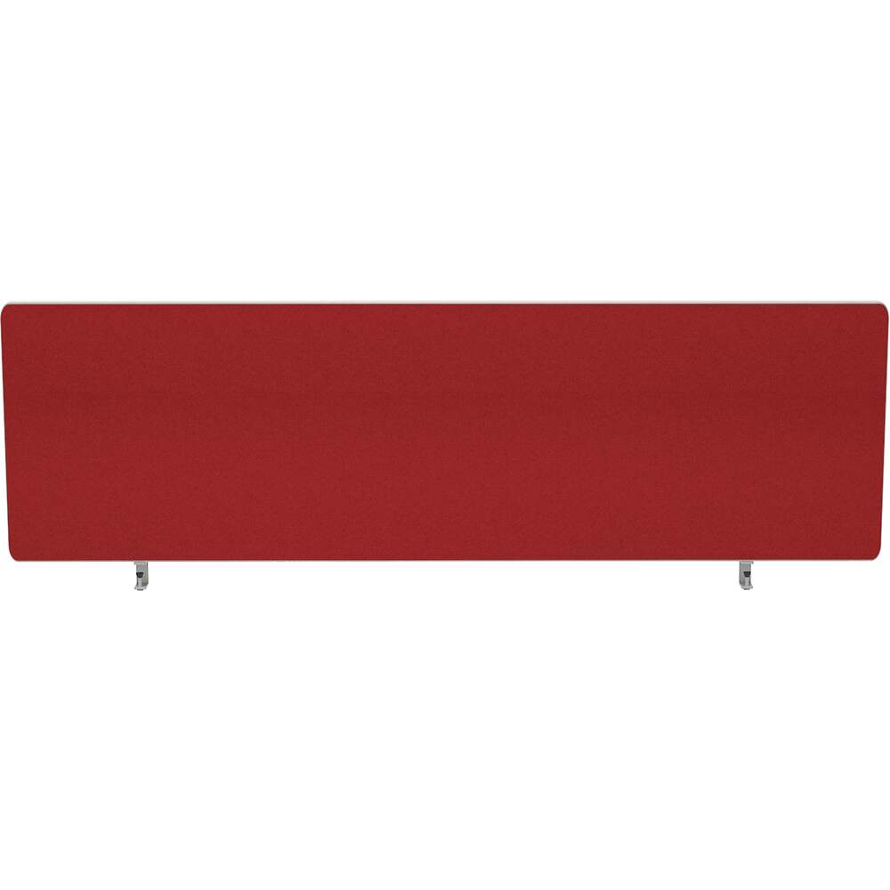 Impulse Plus Oblong 450/1200 Desktop Screen Burgundy Fabric Light Grey Edges