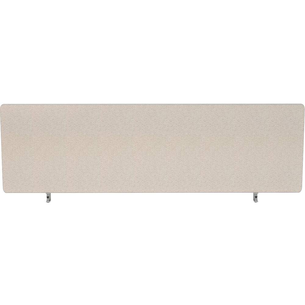 Impulse Plus Oblong 450/1200 Desktop Screen Light Grey Fabric Light Grey Edges