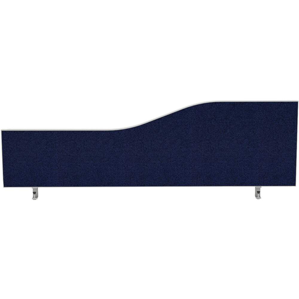 Impulse Plus Wave 450/1200 Desktop Screen Royal Blue Fabric Light Grey Edges