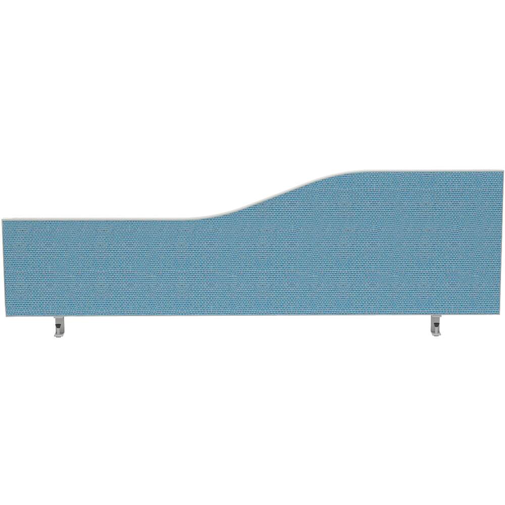 Impulse Plus Wave 450/1200 Desktop Screen Sky Blue Fabric Light Grey Edges