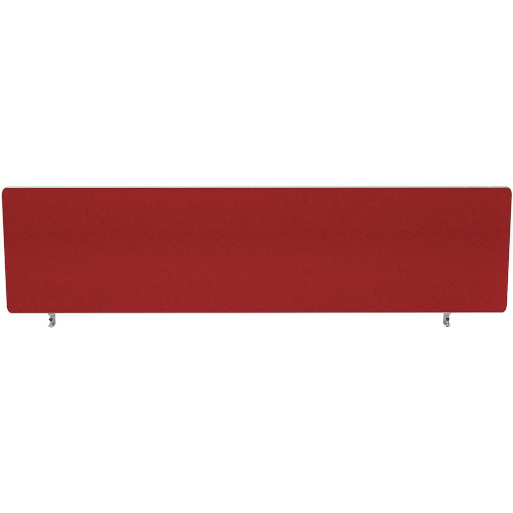 Impulse Plus Oblong 450/1400 Desktop Screen Burgundy Fabric Light Grey Edges