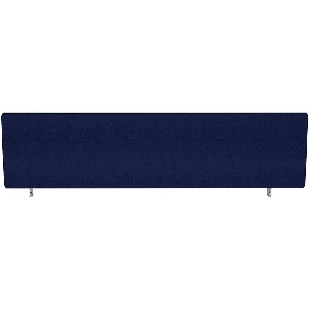 Impulse Plus Oblong 450/1400 Desktop Screen Royal Blue Fabric Light Grey Edges