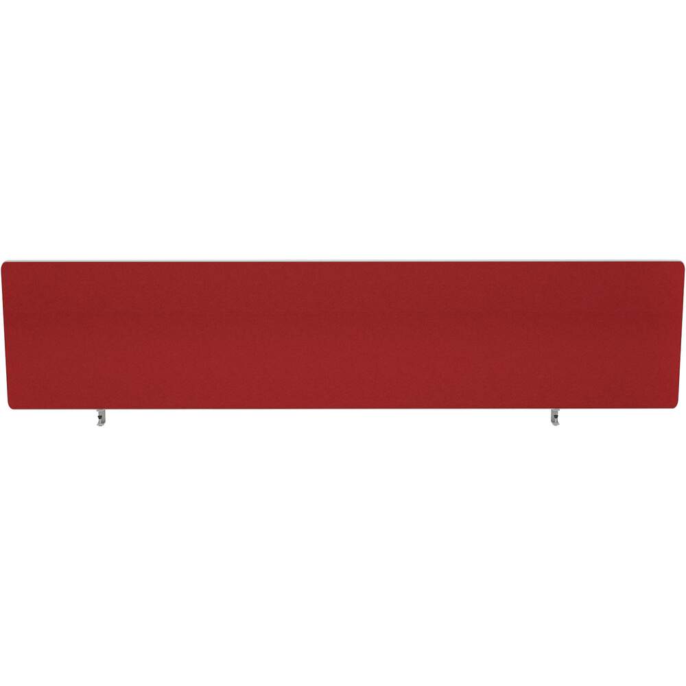 Impulse Plus Oblong 450/1600 Desktop Screen Burgundy Fabric Light Grey Edges