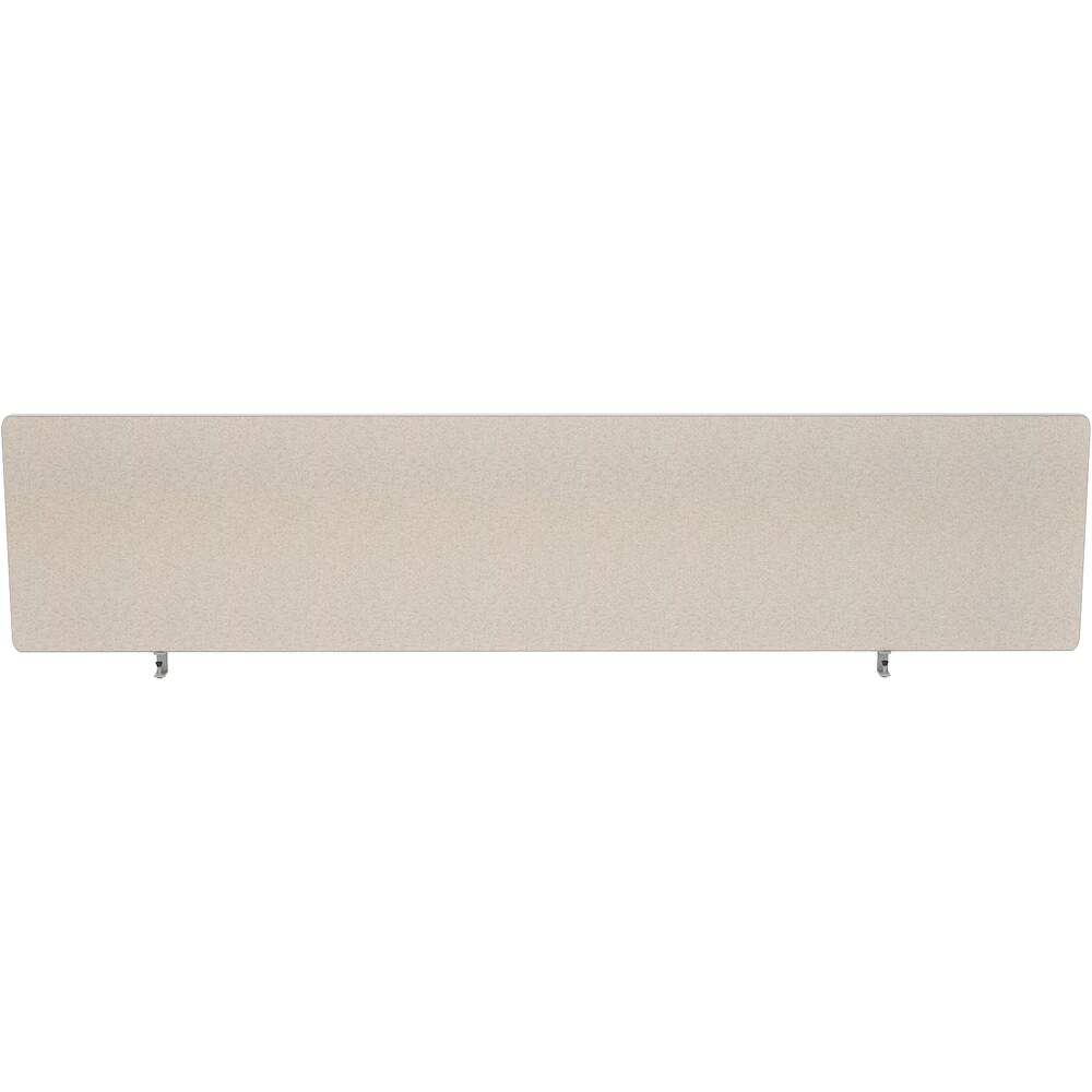 Impulse Plus Oblong 450/1600 Desktop Screen Light Grey Fabric Light Grey Edges