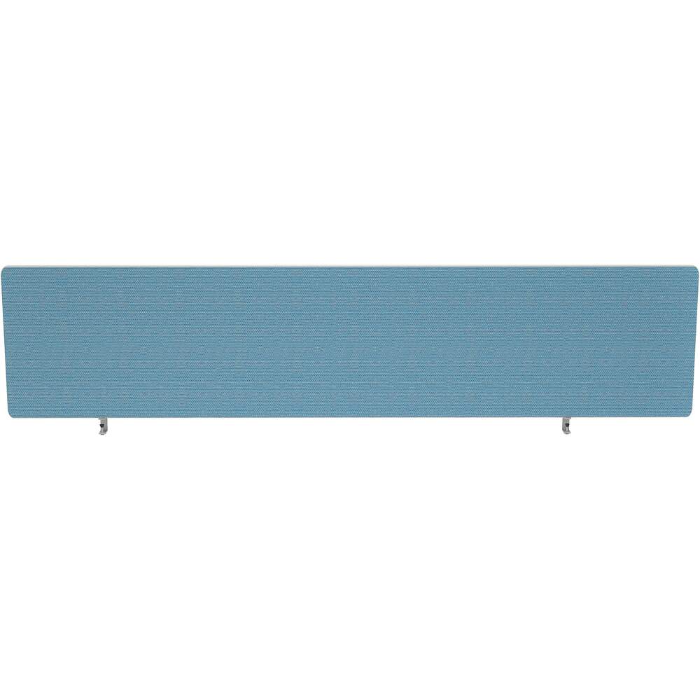 Impulse Plus Oblong 450/1600 Desktop Screen Sky Blue Fabric Light Grey Edges