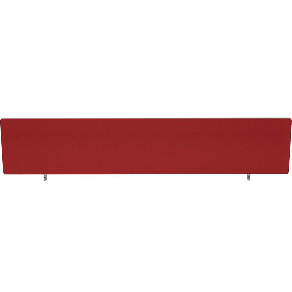 Impulse Plus Oblong 450/1800 Desktop Screen Burgundy Fabric Light Grey Edges