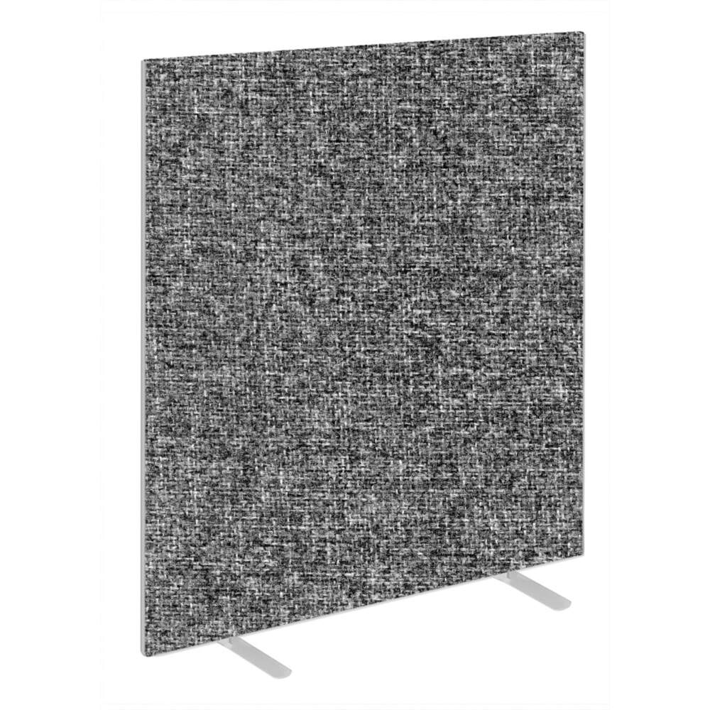 Impulse Plus Oblong 1650/1000 Floor Free Standing Screen Lead Fabric Light Grey Edges