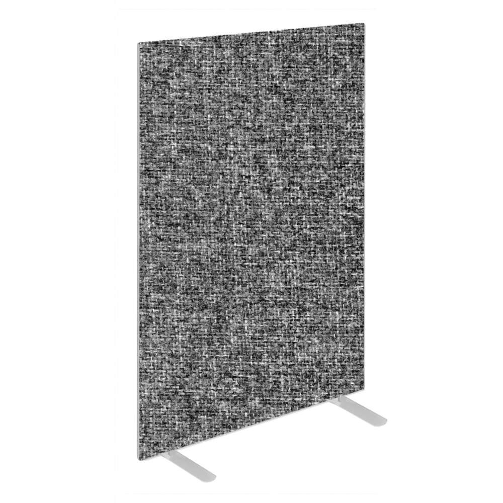 Impulse Plus Oblong 1500/600 Floor Free Standing Screen Lead Fabric Light Grey Edges