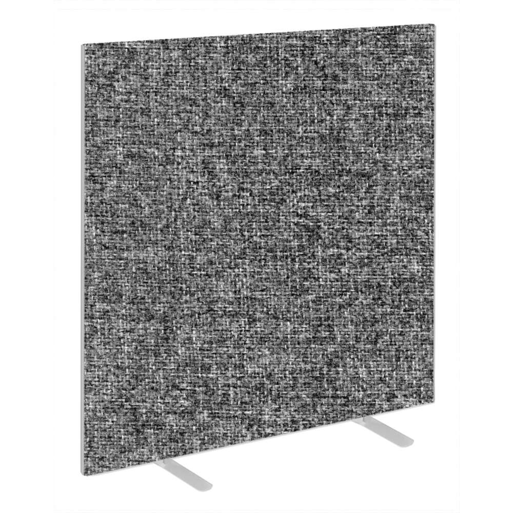 Impulse Plus Oblong 1500/1000 Floor Free Standing Screen Lead Fabric Light Grey Edges