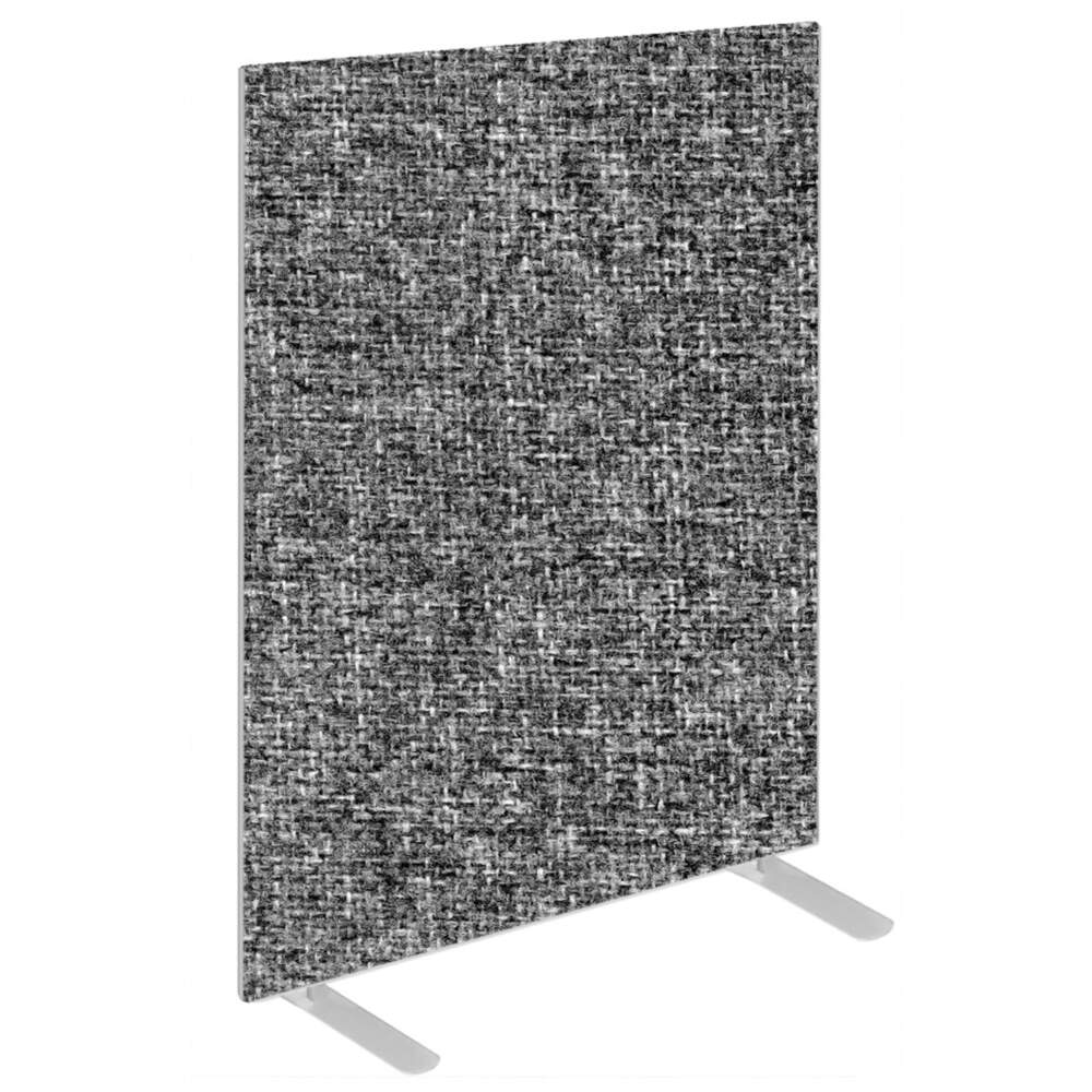 Impulse Plus Oblong 1200/800 Floor Free Standing Screen Lead Fabric Light Grey Edges