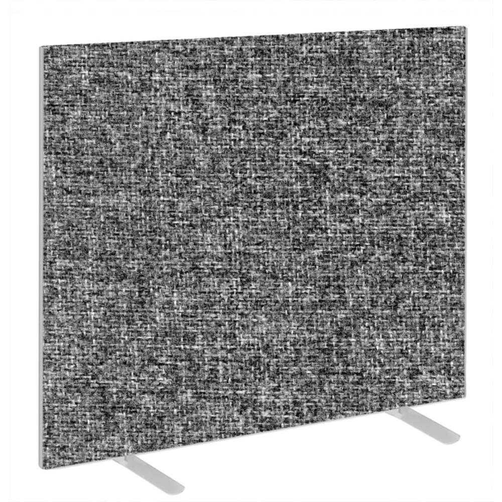 Impulse Plus Oblong 1200/1000 Floor Free Standing Screen Lead Fabric Light Grey Edges