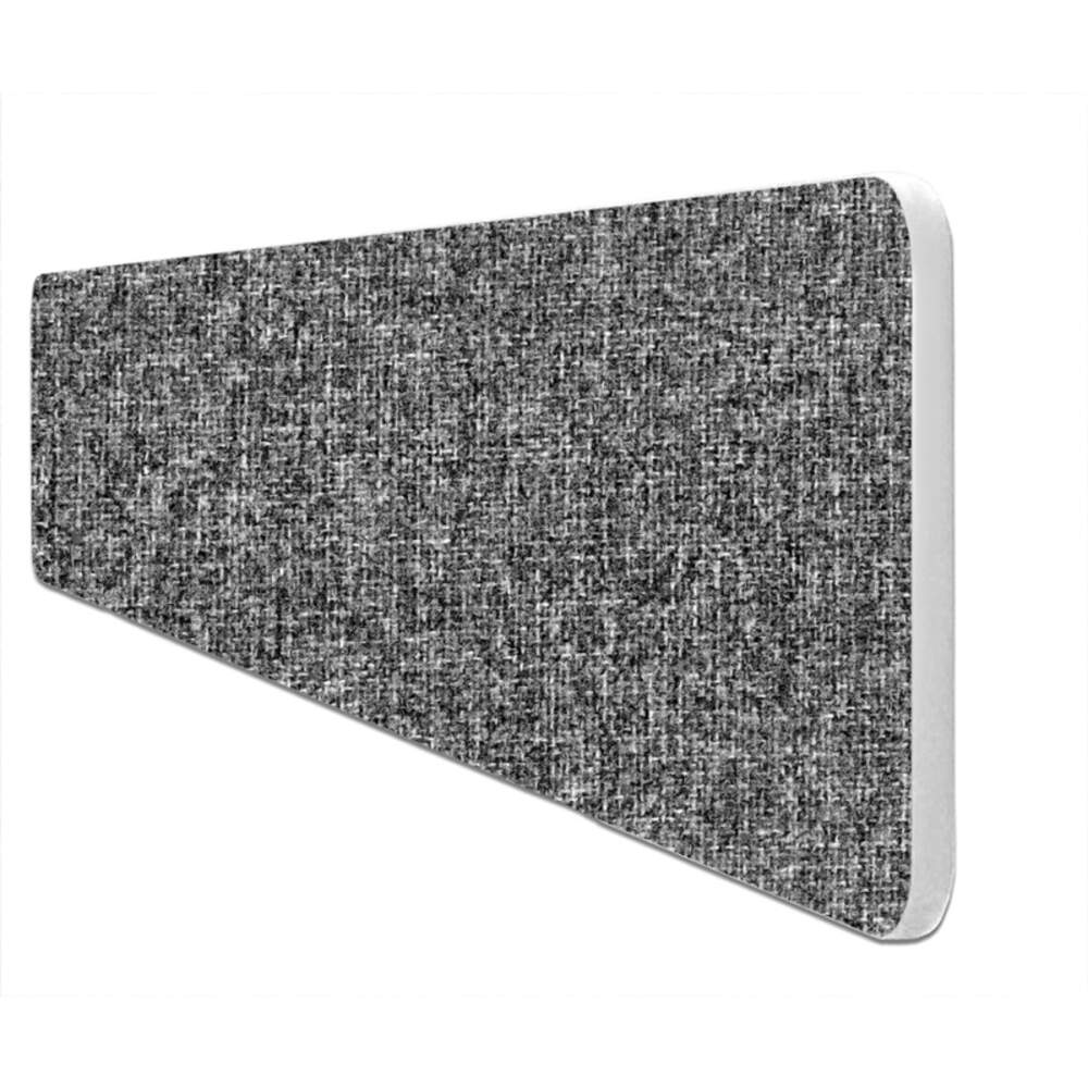 Impulse Plus Oblong 400/1500 Desktop Screen Rounded Corners Lead Fabric Light Grey Edges