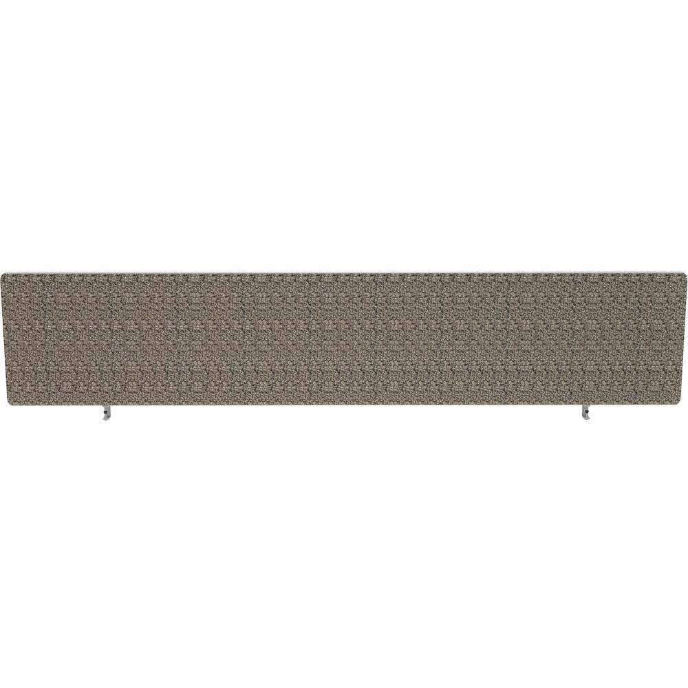 Impulse Plus Oblong 400/1800 Desktop Screen Rounded Corners Lead Fabric Light Grey Edges