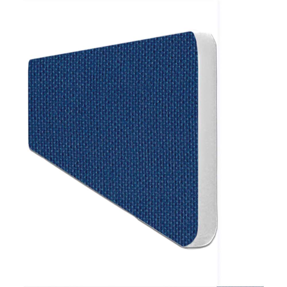 Impulse Plus Oblong 300/600 Desktop Screen Rounded Corners Powder Blue Fabric Light Grey Edges