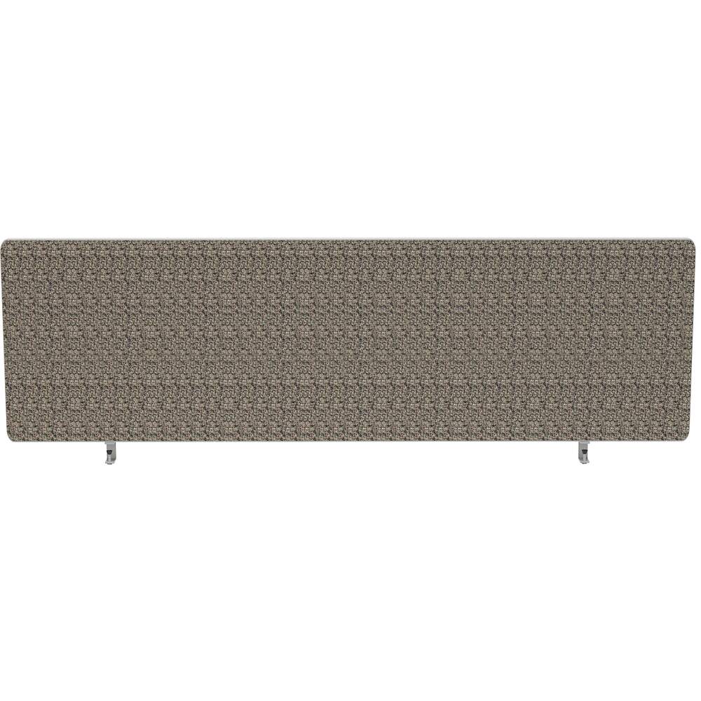 Impulse Plus Oblong 300/1200 Desktop Screen Rounded Corners Lead Fabric Light Grey Edges