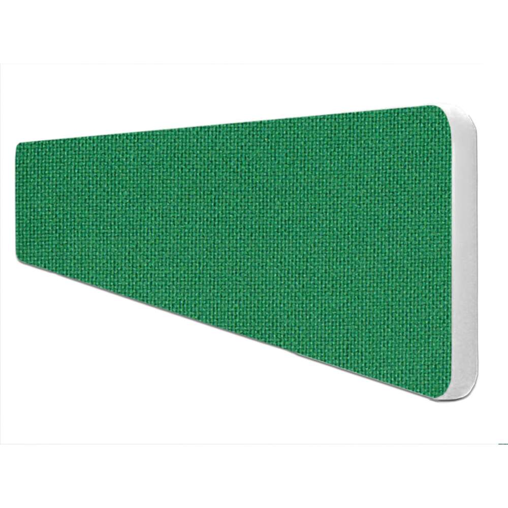 Impulse Plus Oblong 300/1500 Desktop Screen Rounded Corners Palm Green Fabric Light Grey Edges